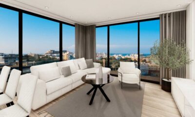 Elegant Urban Oasis: 3-Bed Apartment with Panoramic Town Views in Kyrenia